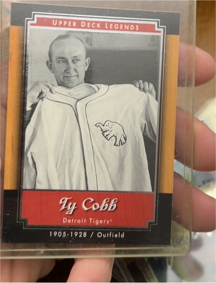 2001 Upper Deck Legends #31 Ty Cobb — front