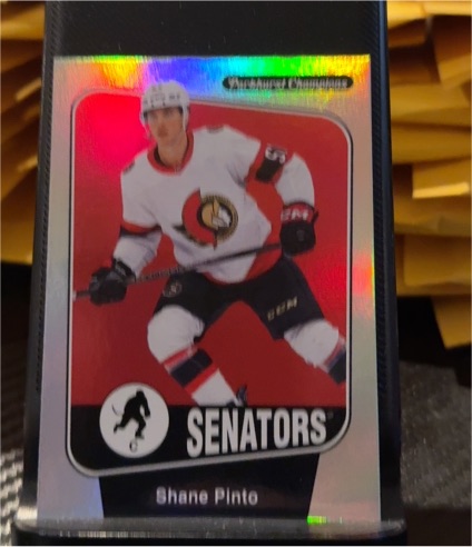 2024-25 Upper Deck Parkhurst Champions Shane Pinto — front