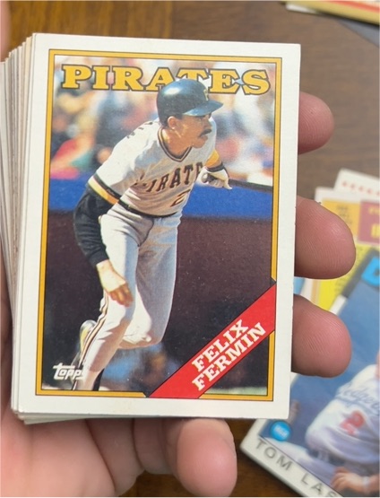 1988 Topps #547 Felix Fermin — front
