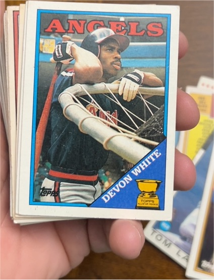 1988 Topps #192 Devon White — front