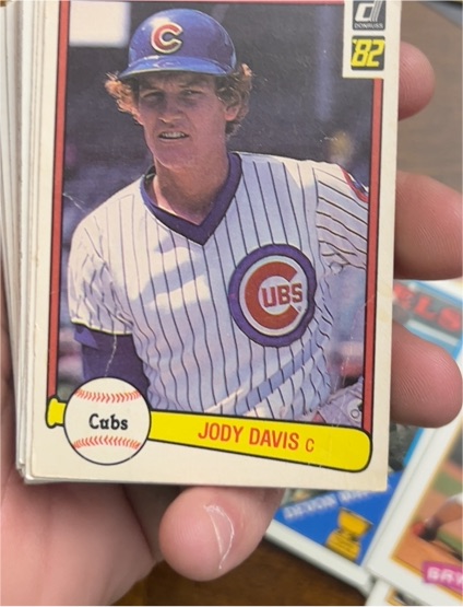 1982 Donruss #82 Jody Davis — front