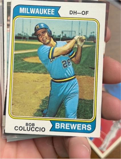 1974 Topps #124 Bob Coluccio — front