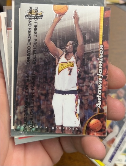 1998-99 Topps Finest #229 Antawn Jamison — front