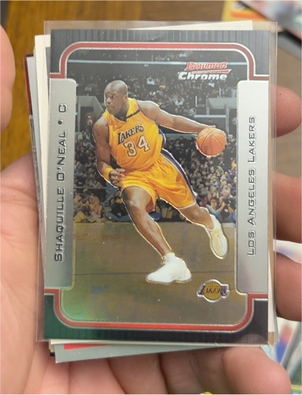 2003-04 Bowman Chrome #50 Shaquille O'Neal — front