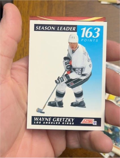 1991-92 Score Canadian #296 Wayne Gretzky — front