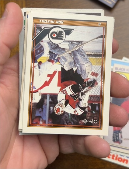 1991-92 O-Pee-Chee #470 Ron Hextall — front