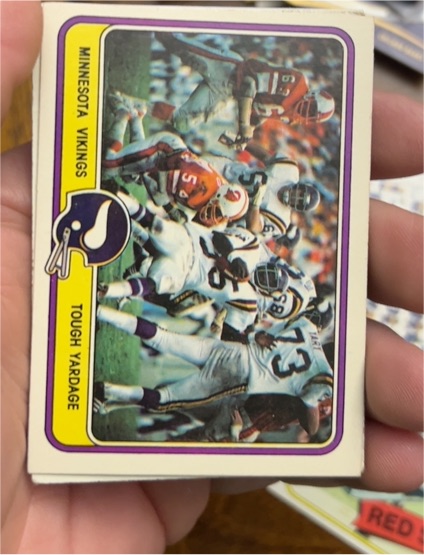 1981 Fleer Team Action #29 Tough Yardage Minnesota Vikings — front