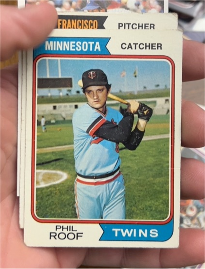 1974 Topps #388 Phil Roof — front