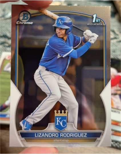 2023 Bowman Chrome #BCP-47 Lizandro Rodriguez — front