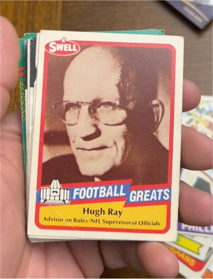 1989 Swell Football Greats #73 Hugh Shorty Ray — front