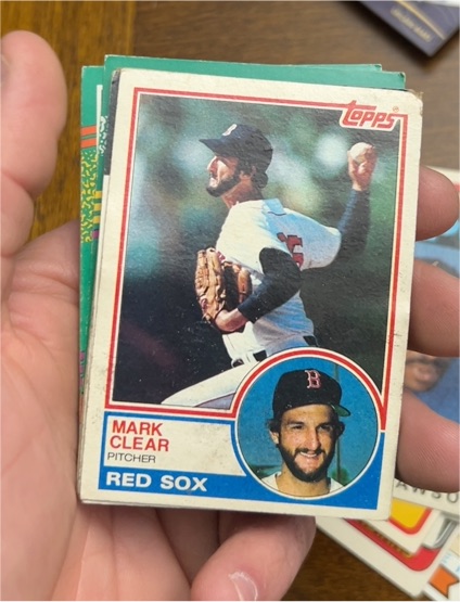 1983 Topps #162 Mark Clear — front