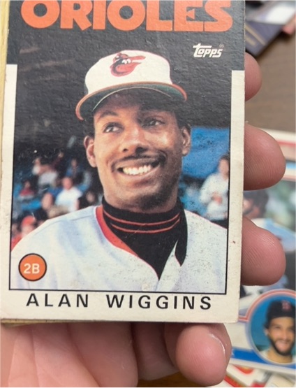 1986 Topps #508 Alan Wiggins — front