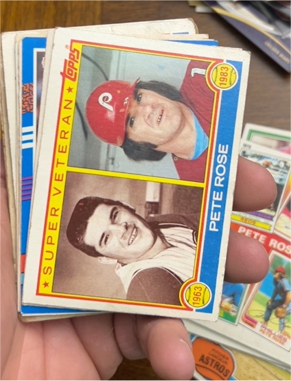 1983 Topps #101 Pete Rose Super Veteran — front