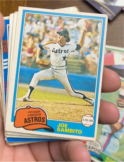 1981 O-Pee-Chee #385 Joe Sambito — front
