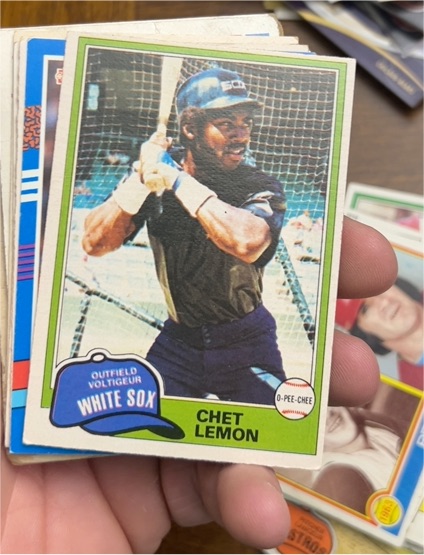 1981 Topps #242 Chet Lemon — front
