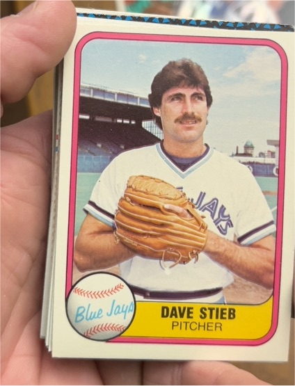 1981 Fleer #414 Dave Stieb — front