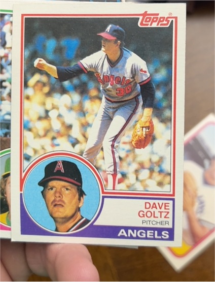 1983 Topps #468 Dave Goltz — front