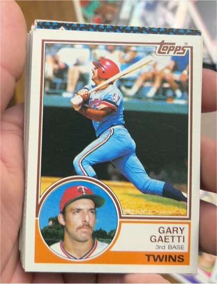 1983 Topps #431 Gary Gaetti — front
