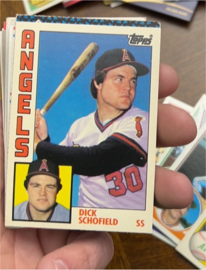 1984 Topps #30 Dick Schofield — front