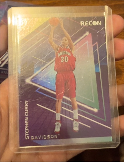 2022 Panini Chronicles Draft Picks Recon #21 Stephen Curry — front