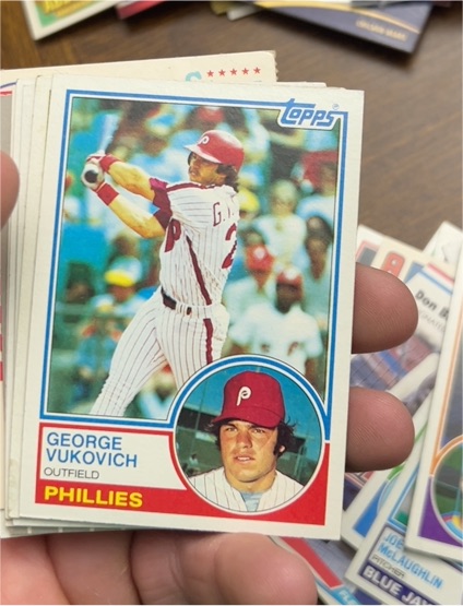 1983 Topps #16 George Vukovich — front