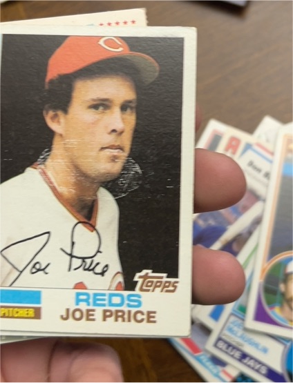 1982 Topps #492 Joe Price — front