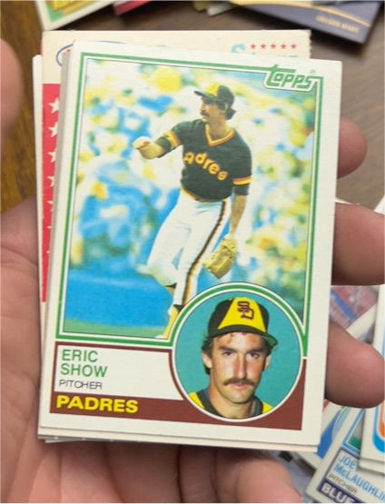 1983 Topps #68 Eric Show — front