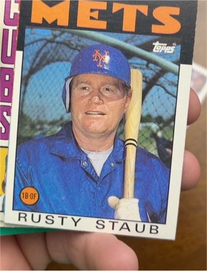 1986 Topps #570 Rusty Staub — front