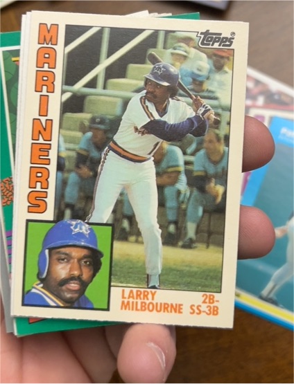 1984 Topps Traded #79T Larry Milbourne — front