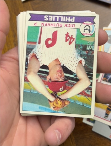 1979 Topps #44 Dick Ruthven — front