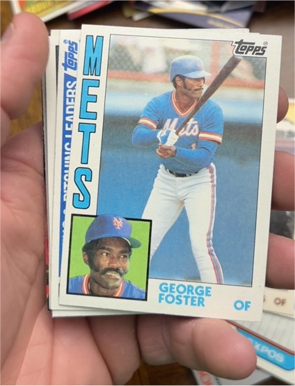1984 Topps #350 George Foster — front
