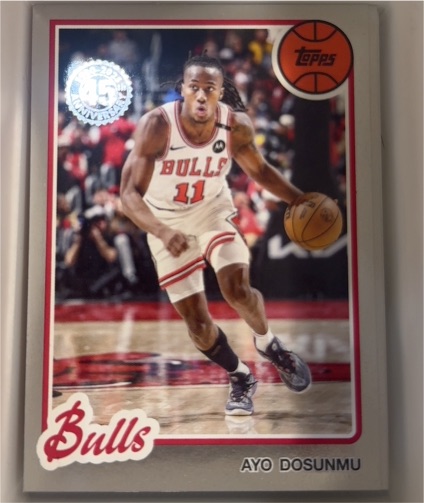 2025-26 Topps #80BK-21 Ayo Dosunmu 1980-81 Topps Basketball — front