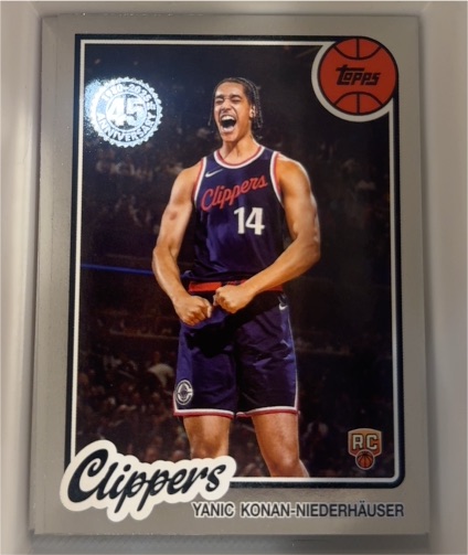 2025 Topps Basketball #80BK-93 Yanic Konan-Niederhäuser — front
