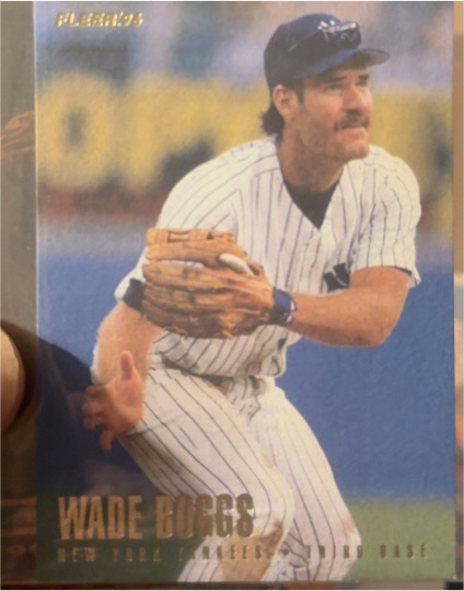 1996 Fleer #180 Wade Boggs — front