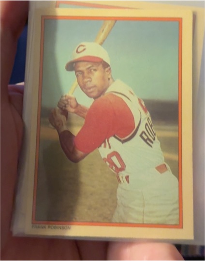 1985 Topps Circle K #4 Frank Robinson — front