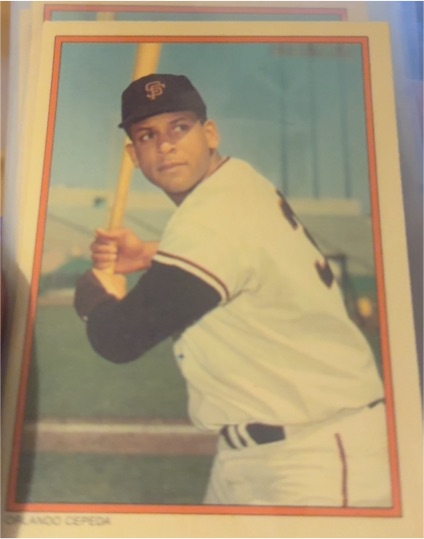 1985 Topps Circle K #24 Orlando Cepeda — front