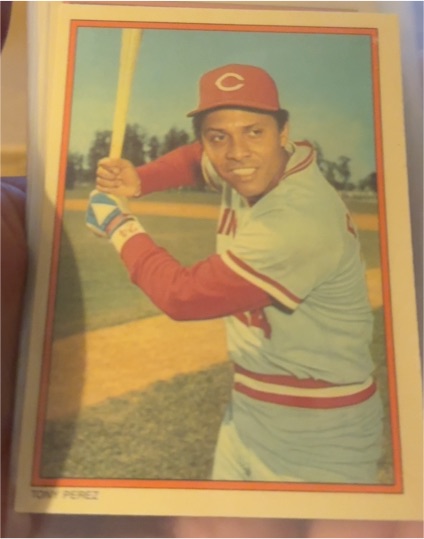 1985 Topps Circle K #28 Tony Perez — front