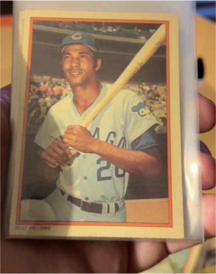 1985 Topps Circle K #18 Billy Williams — front