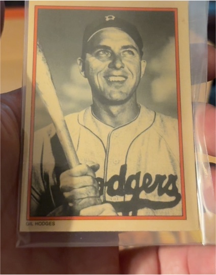 1985 Topps Circle K #29 Gil Hodges — front