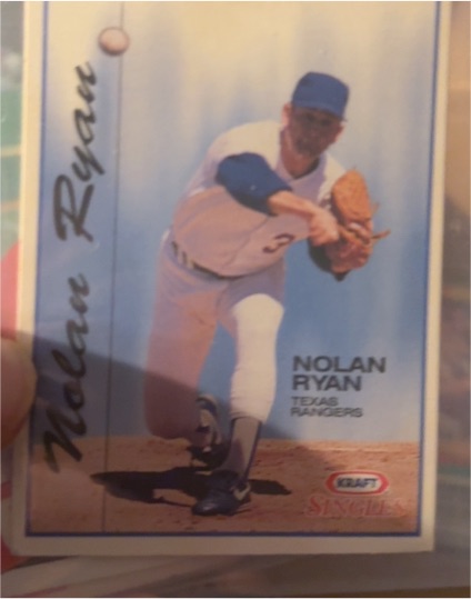 1993 Kraft Singles Superstars #13 Nolan Ryan Texas Rangers — front
