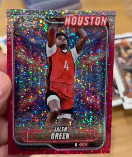 2024-25 Topps Chrome #199 Jalen Green — front