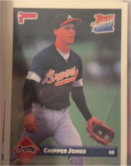 1993 Donruss #721 Chipper Jones — front