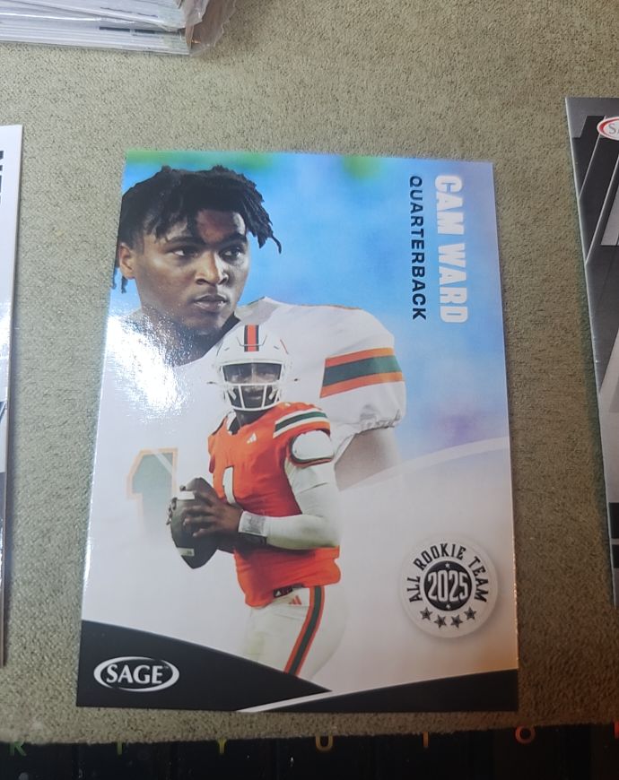 2025 Sage High Series All Rookie Team #163 Cam Ward — front