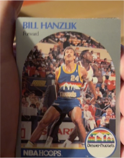 1990 NBA Hoops #95 Bill Hanzlik — front