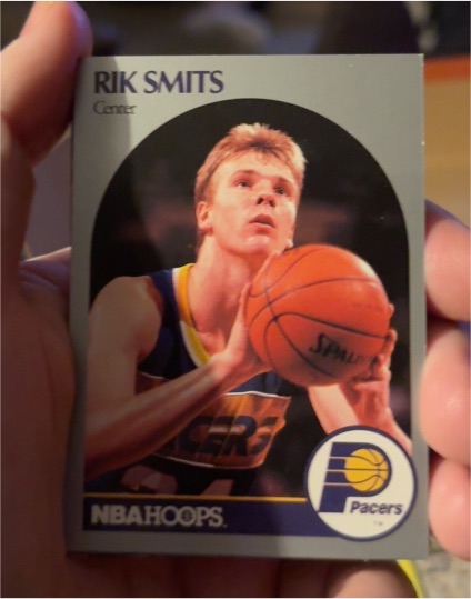 1990 NBA Hoops #139 Rik Smits — front