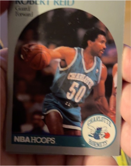 1990 NBA Hoops #50 Robert Reid — front