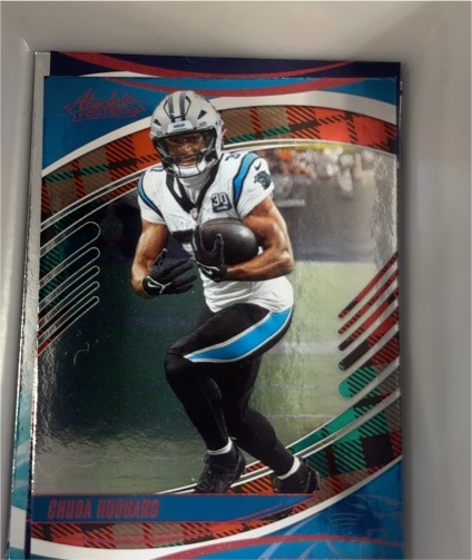2025 Panini Absolute #15 Chuba Hubbard — front
