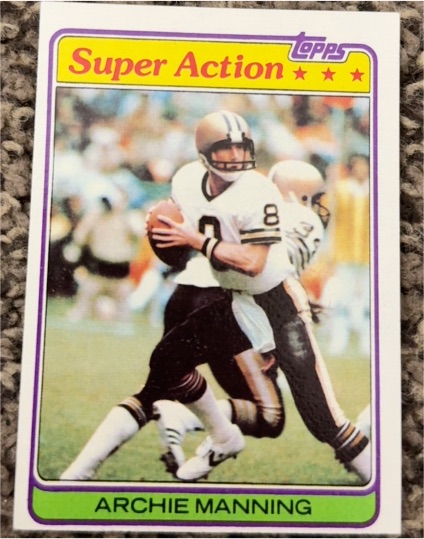 1981 Topps #379 Archie Manning — front