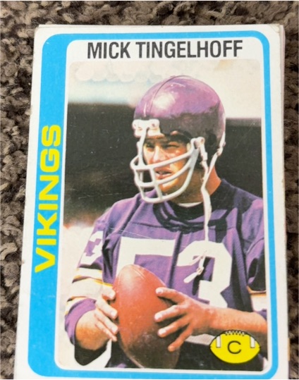 1978 Topps #451 Mick Tingelhoff — front