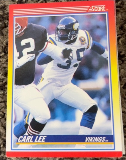 1990 Score #276 Carl Lee — front
